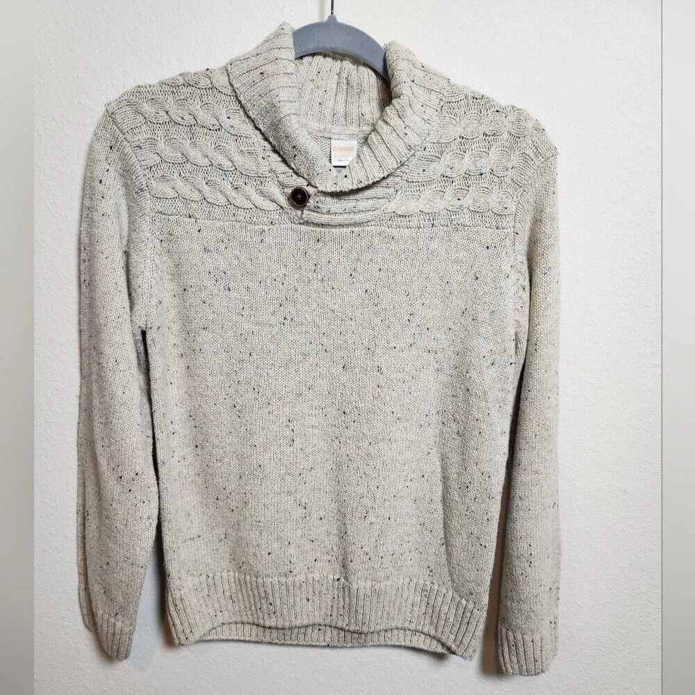 NWT Gymboree Boys Cable Knit Sweater Fisherman Button Classic Cotton Heritage L‎